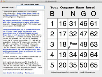 My Bingo Cards screenshot 2