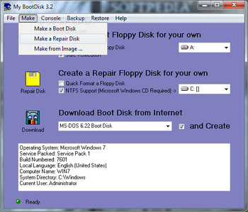 My BootDisk screenshot 2