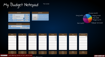 My Budget Notepad screenshot