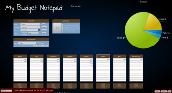 My Budget Notepad screenshot 2