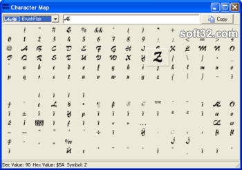 My CharMap screenshot 3