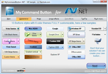 My Command Button .NET screenshot
