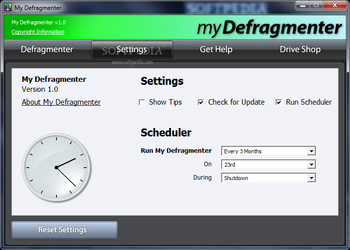 My Defragmenter screenshot 2