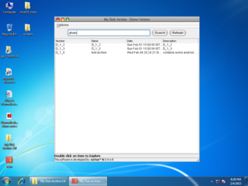 My Disk Archive screenshot
