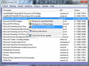 My Drivers Professional Edition screenshot 2