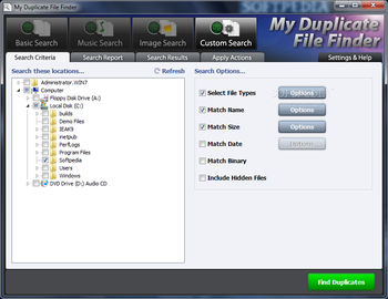 My Duplicate File Finder screenshot
