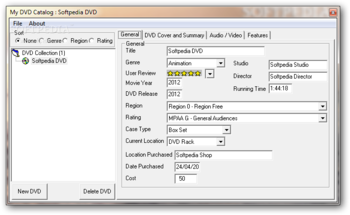 My DVD Catalog screenshot
