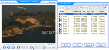 My DVD To WMV Converter screenshot 2