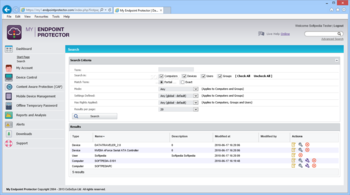 My Endpoint Protector screenshot 2