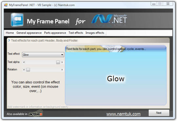 My Frame Panel .NET screenshot