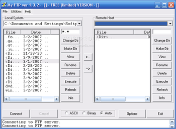 My FTP screenshot