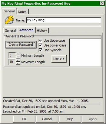 My Key Ring screenshot 2