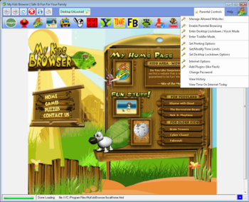 My Kids Browser screenshot