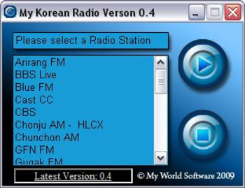 My Korean Radio screenshot