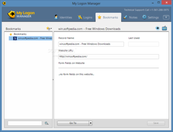 My Logon Manager screenshot 2