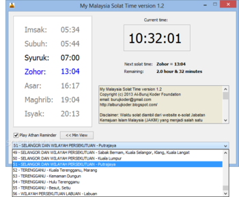 My Malaysia Solat Time screenshot 2