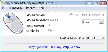 My Mouse Meter screenshot