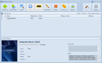 My Movie Library screenshot