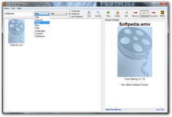 My Movie Manager screenshot