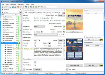 My Movies Collection Management screenshot