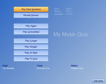 My Music Quiz screenshot