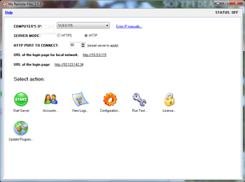 My Remote Files screenshot