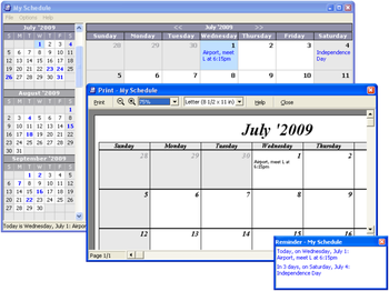 My Schedule screenshot 2