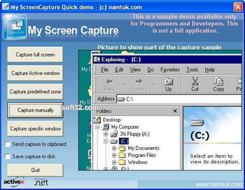 My Screen Capture ActiveX screenshot 2