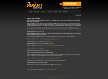 My Smart Home Page screenshot