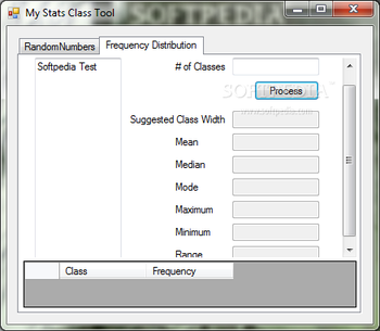 My Stats Class Tool screenshot 2