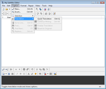 My Subtitles Editor screenshot 2
