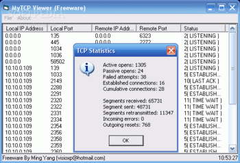 My TCP Viewer screenshot 2