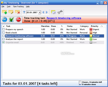 My Timeboxing screenshot 2