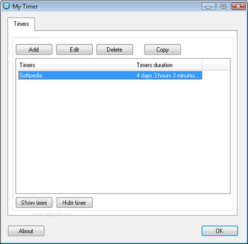 My Timer screenshot 2