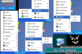 My Tray Computer screenshot