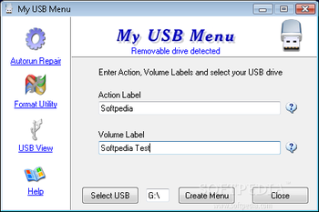 My USB Menu screenshot