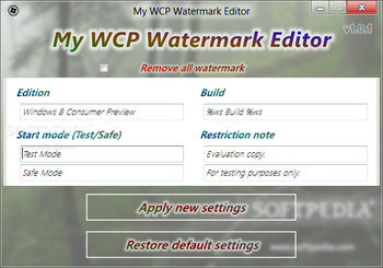 My WCP Watermark Editor screenshot