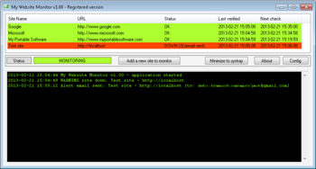 My Website Monitor screenshot 4