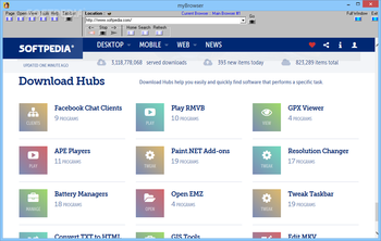 myBrowser screenshot