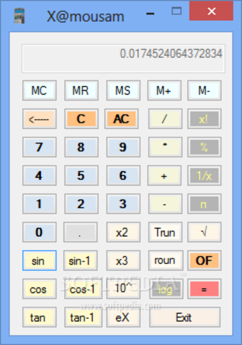 Mycalculator screenshot