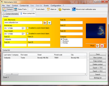 MyContacts Portable screenshot 2