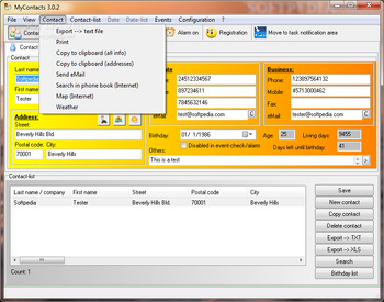 MyContacts Portable screenshot 3