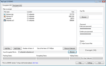 MyCrypt screenshot