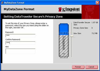 MyDataZone screenshot