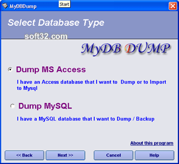 MyDbDump pro screenshot 2
