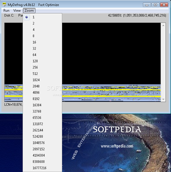 MyDefrag (formerly JkDefrag) screenshot 3