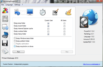 MyDefragPowerGUI screenshot 12