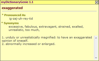 myDictionaryGenie screenshot