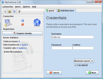 MyDiskServer screenshot 2