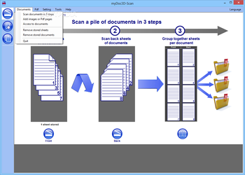 myDoc3D-Scan screenshot